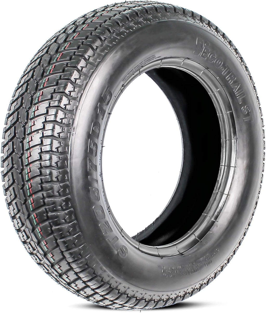 2-Pack ST205/75D15 15 Inch DEEP TREAD Trailer Tire Load Range C