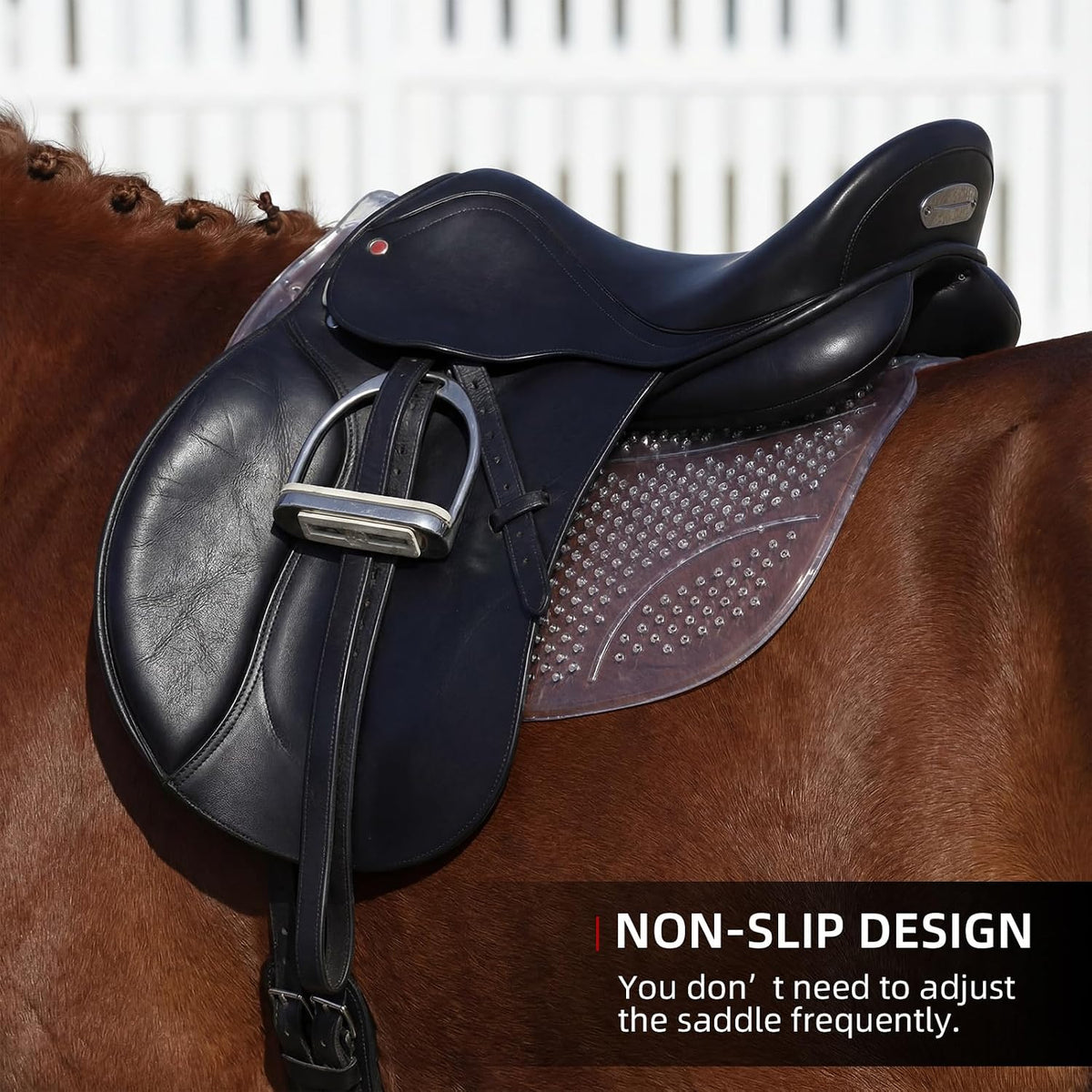 Anti-Slip TPE Pad for Horse English Saddle Pad