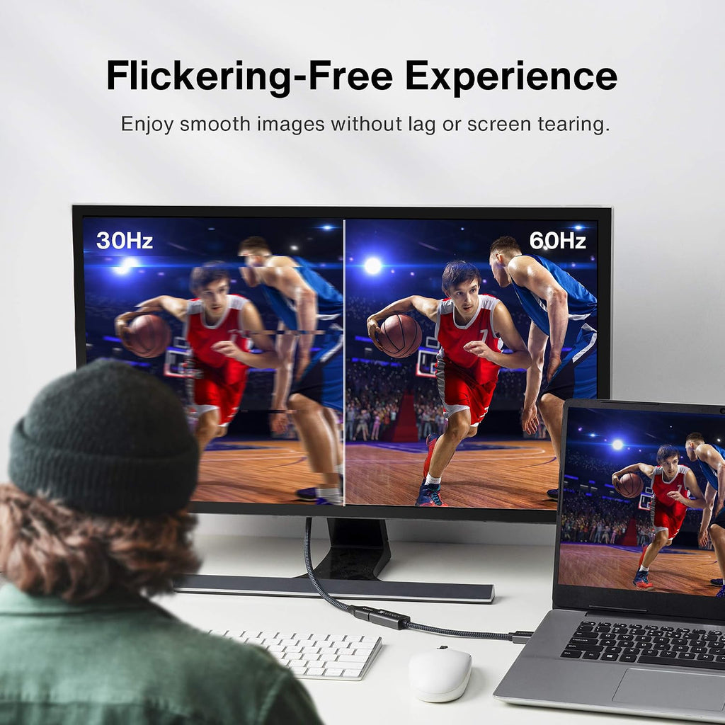Active DisplayPort to HDMI Adapter 4K@60Hz,Unidirectional DP to HDMI | DP 1.2 to HDMI 2.0, Male to Female, 4K@60Hz