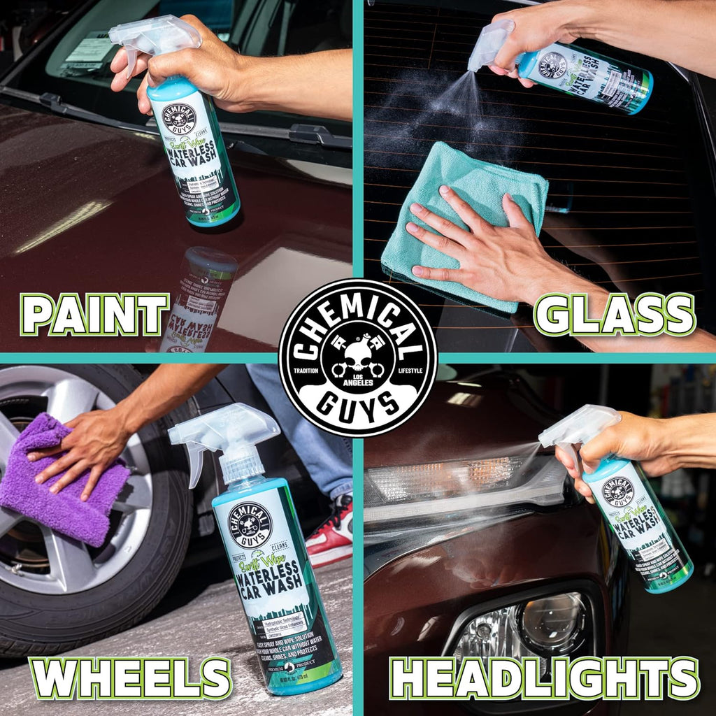 Swift Wipe Sprayable Waterless Car Wash Spray - Spray and Wipe to Safely Clean and Shine Cars, Trucks, Motorcycles