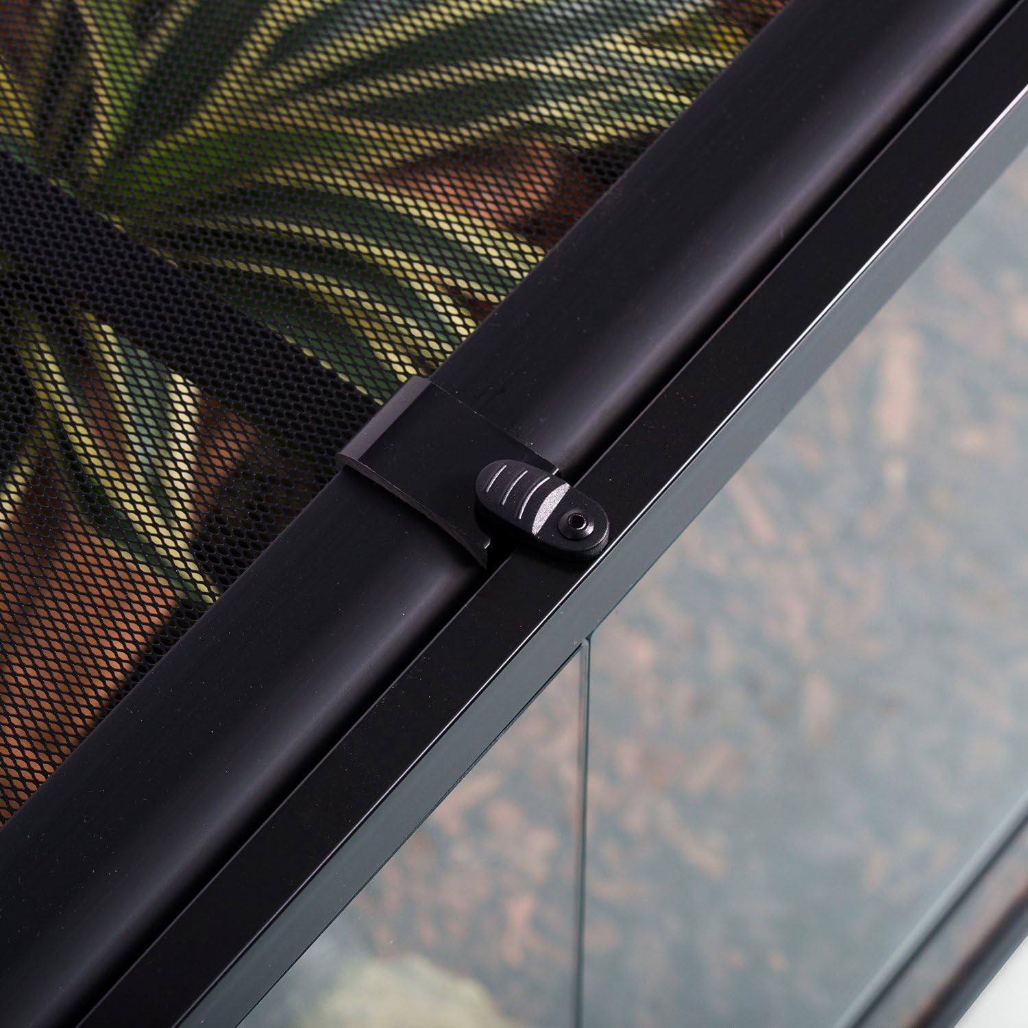50 Gallon Reptile Glass Terrarium Tank Double Hinge Door with Screen Ventilation Large Reptile Terrarium 36" x 18" x