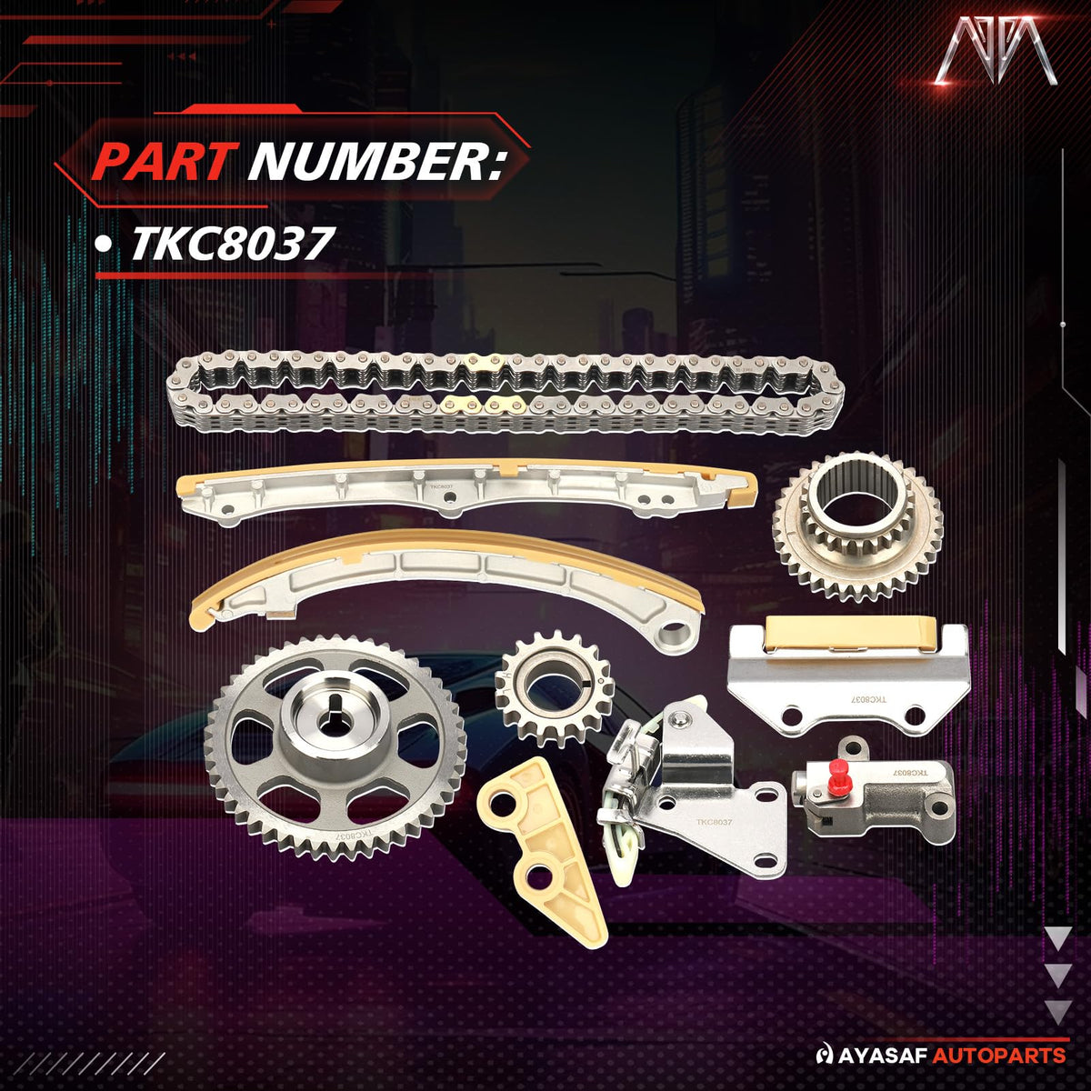 MAYASAF Engine Timing Chain Kit Sets