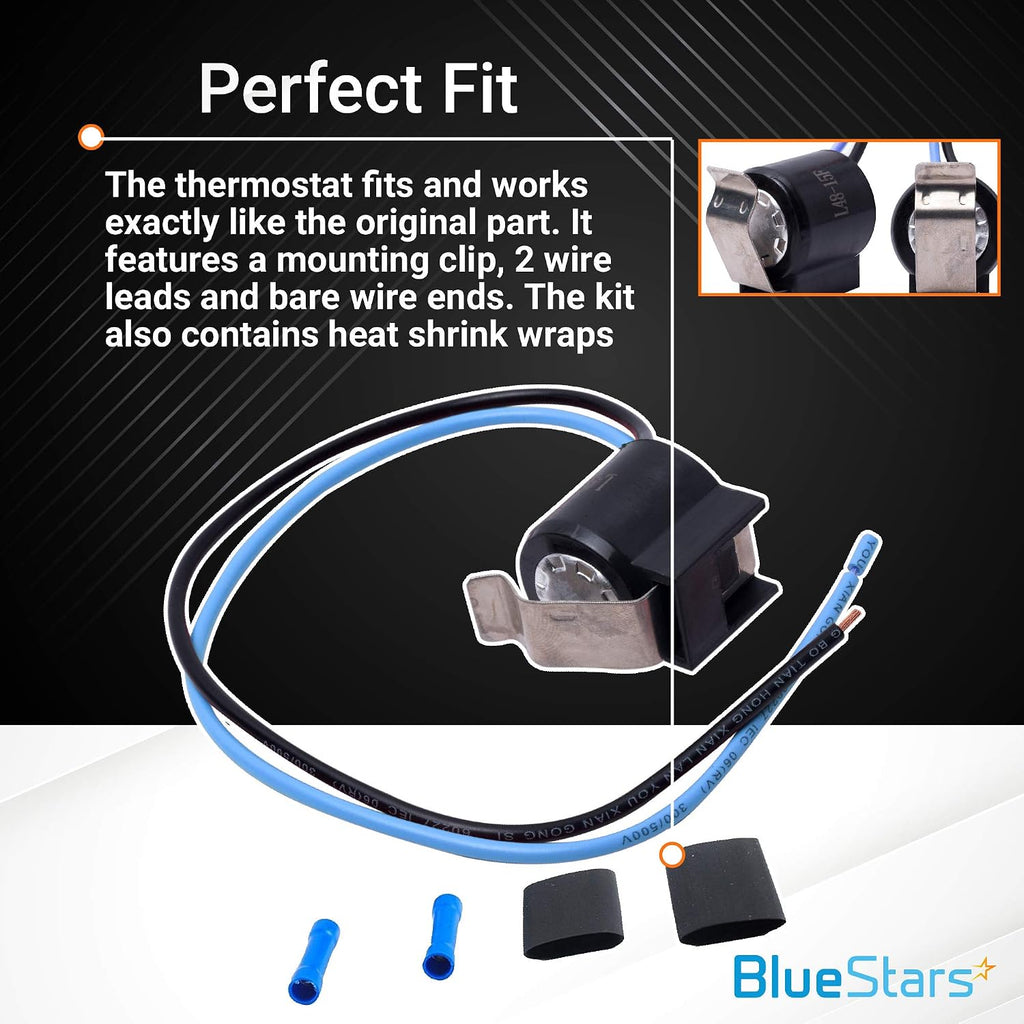 BlueStars Ultra Durable 5303918214 Refrigerator Defrost Thermostat Kit