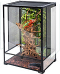 24" x 18" x 36" Reptile Tall Glass Terrarium Rainforest Habitat Double Hinge Door with Screen Ventilation 67 Gallon