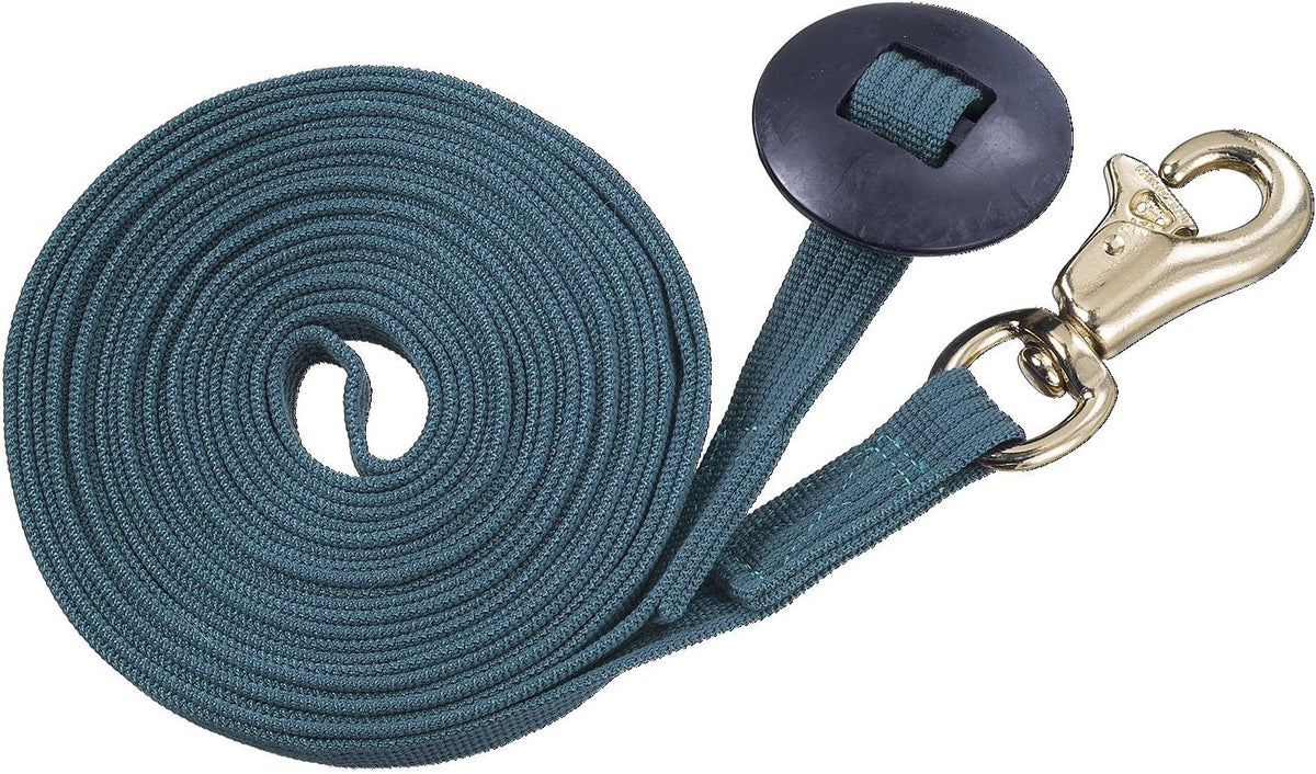 German Cord Cotton Lunge Line with Heavy Snap