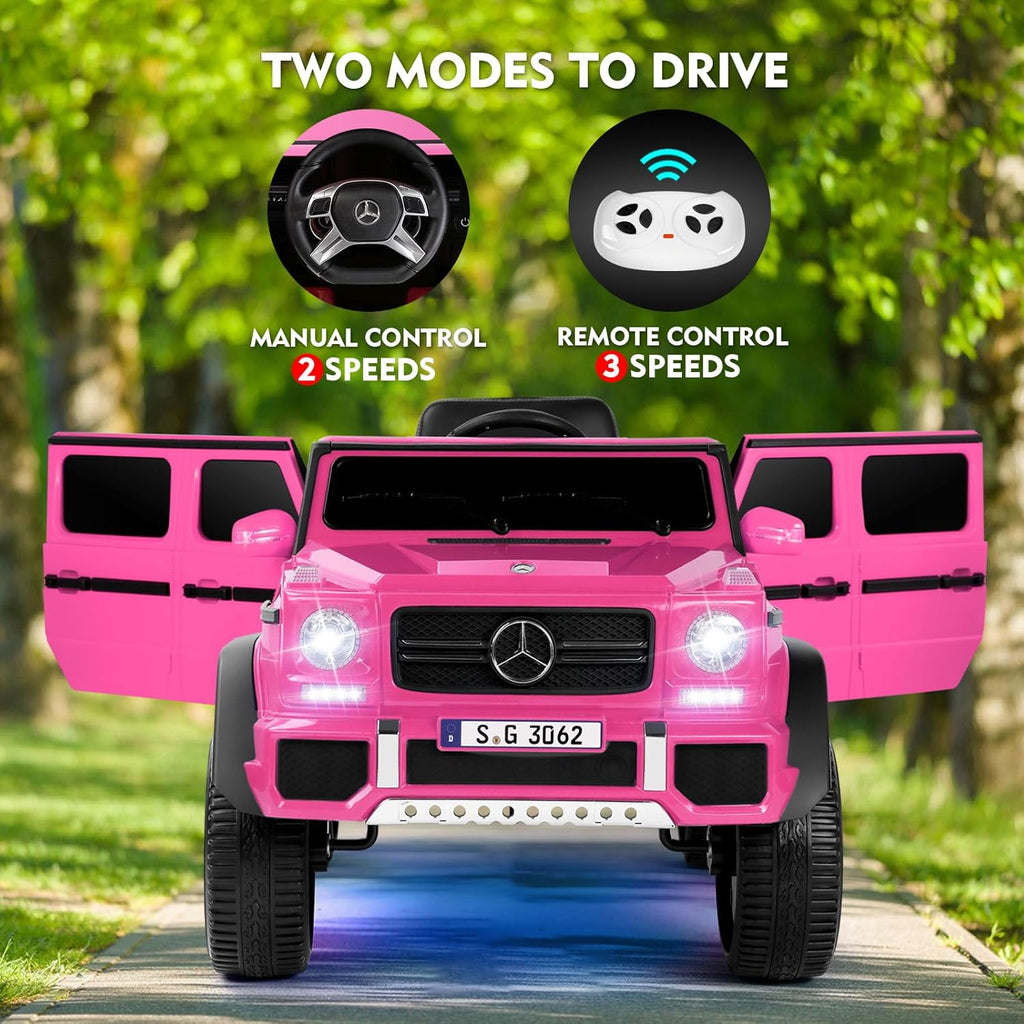 Ride On Cars, Licensed Mercedes-Benz Maybach G650S, 12V7AH Battery Powered Toy Electric Car for Kids W/LED Underglow