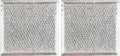 2 Pcs Microwave Oven Grease Filter Fit for Samsung ME19R7041FS ME19R7041FT