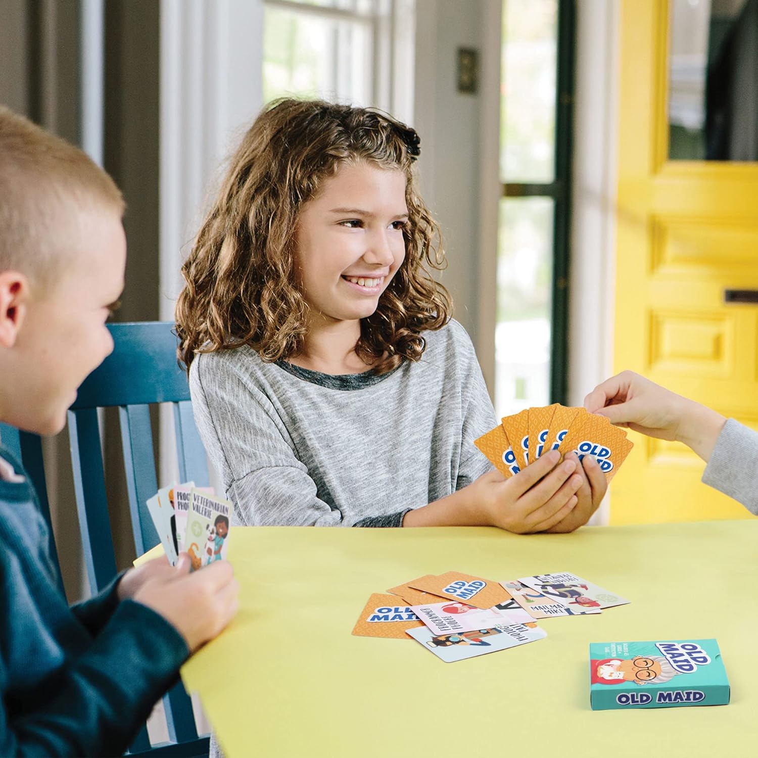 Card Games for Kids, 6 Decks, Go Fish, Old Maid, Crazy Eights, Memory Match, Slap Jack, Animal Playing Cards, Easter