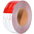 2 Inch x 160 Feet DOT-C2 Reflective Tape Red White Reflective Tape Outdoor Waterproof Conspicuity Strong Adhesive