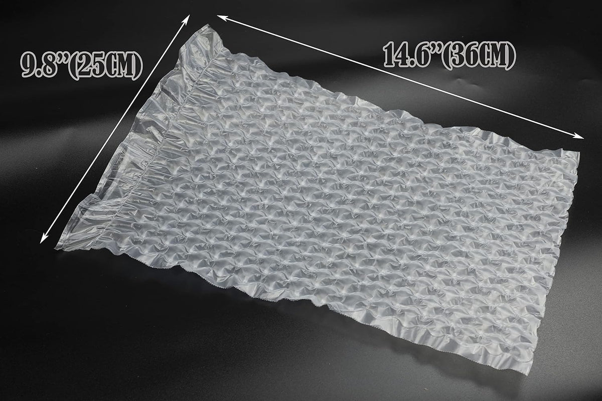 Air Cushion Wrap Roll - 984ft (14.6"x9.8") - Air Bubble Film - Clear - Bubble Wrap