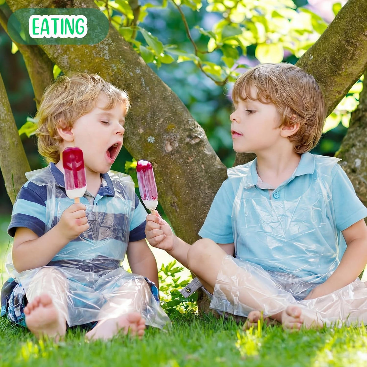 Plastic Disposable Aprons for Kids Painting