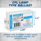 Replacement for ICF-2S26-H1-LD Compact Fluorescent Ballast