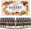 Bakery Essential Oils Set - Fragrance Oil for Diffusers, Candle Making - Pumpkin Pie, Coffee Cake, Oatmeal Cookie