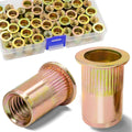 M10-1.5 Rivet Nut,50Pcs Zinc Plated Threaded Rivnuts Inserts
