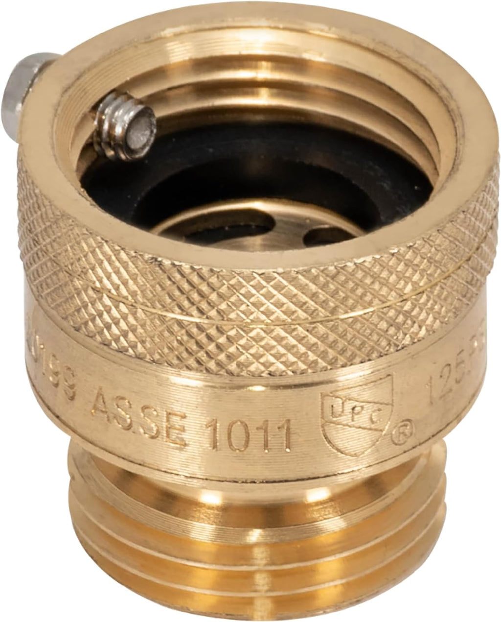 3/4 Inch FHT x 3/4 Inch MHT Hose Bibb Anti Siphon Vacuum Breaker, Brass Plumbing Fitting, 20199