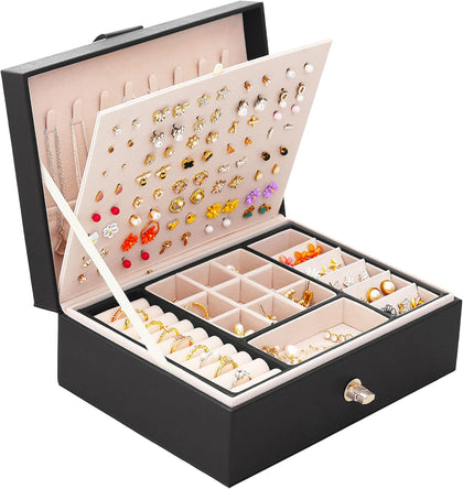 Womens Earrings Jewelry Box for Girls Jewelry Earring Organizer Box Earring Holder Organizer for Girls Jewelry