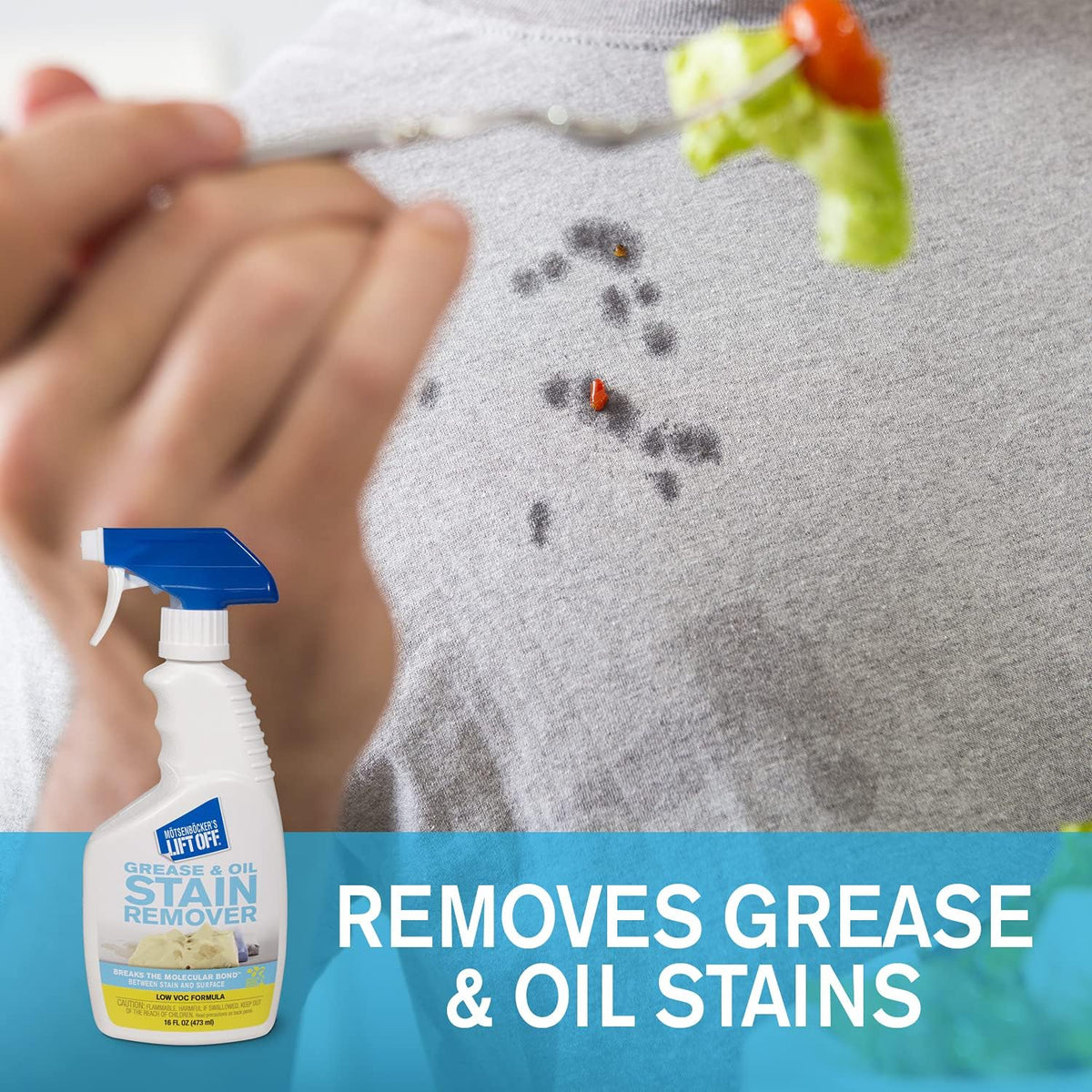 Lift Off Grease & Oil Stain Remover, 16 fl oz, 43206