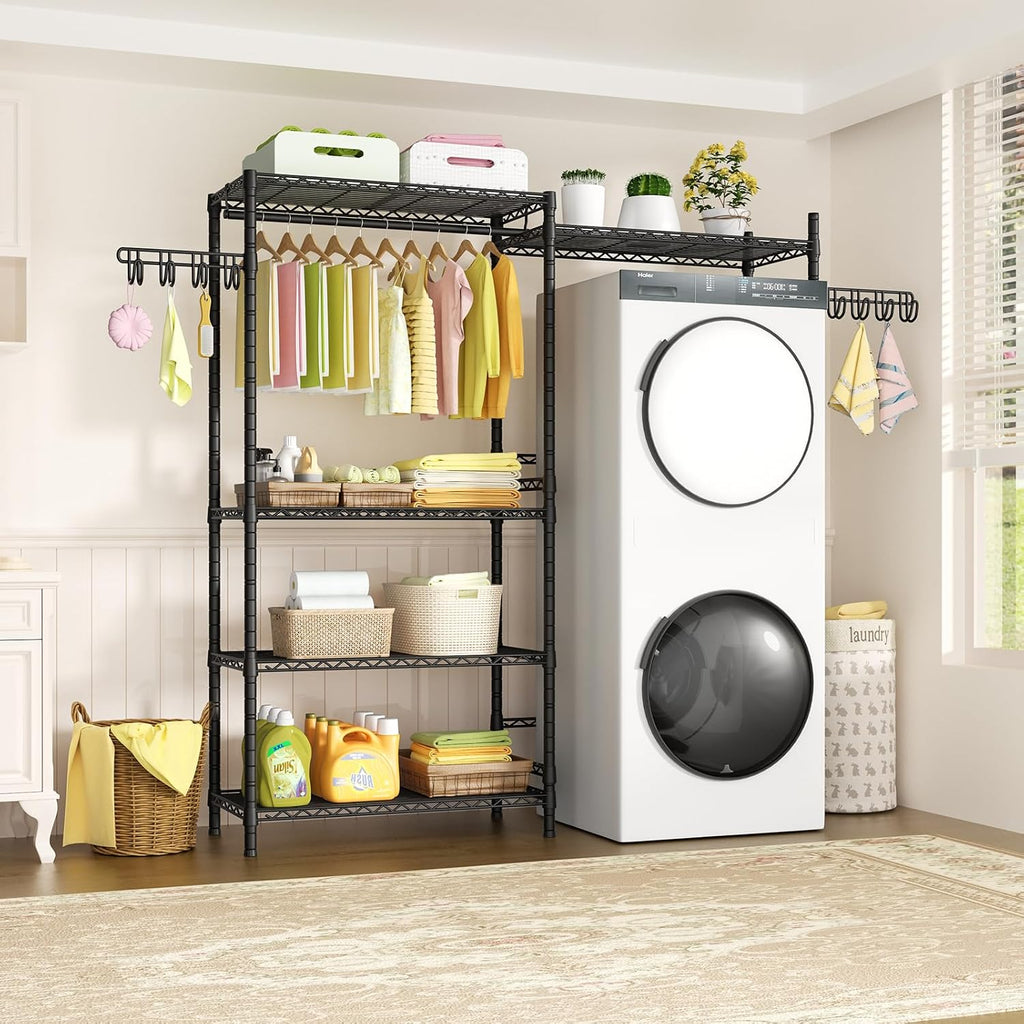 U5 Over the Washer and Dryer Storage Shelf, Laundry Room Space Saver