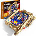 DIY Pinball Machine Kit for Kids, Build Your Own Arcade Game, Wooden STEM Toy for Learning, Birthday Gift for Boys