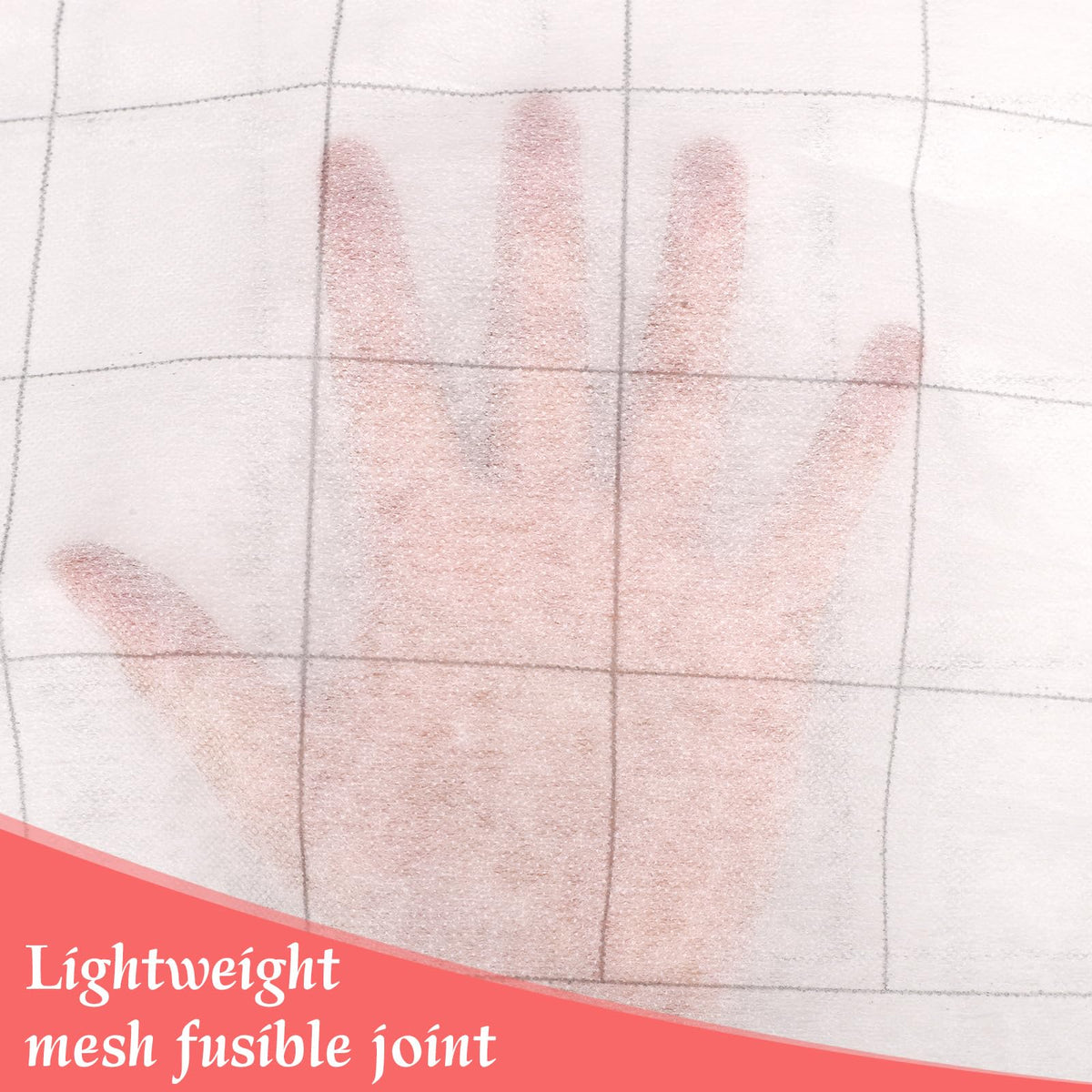2" Grided Fusible Interfacing, 49"x4.37Yds Iron on Interfacing