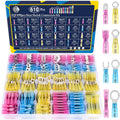 ZQZ 610Pcs Heat Shrink Marine Wire Connectors Assortment Kit, Waterproof