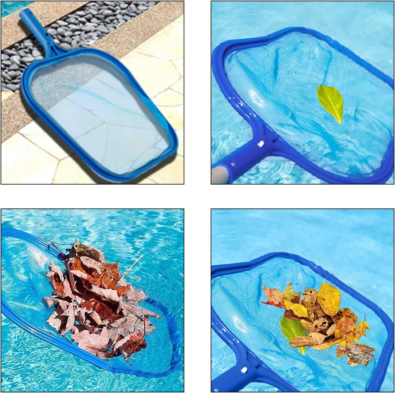 Swimming Pool Nets, Professional Cleaning Pool Rakes/Fine Mesh Leaf Skimmers Rake Net for Removing Debris