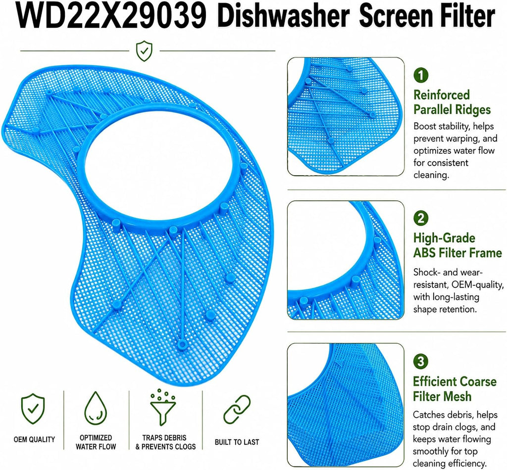 WD22X29039 Dishwasher Coarse Filter Compatible With GE Dishwashers