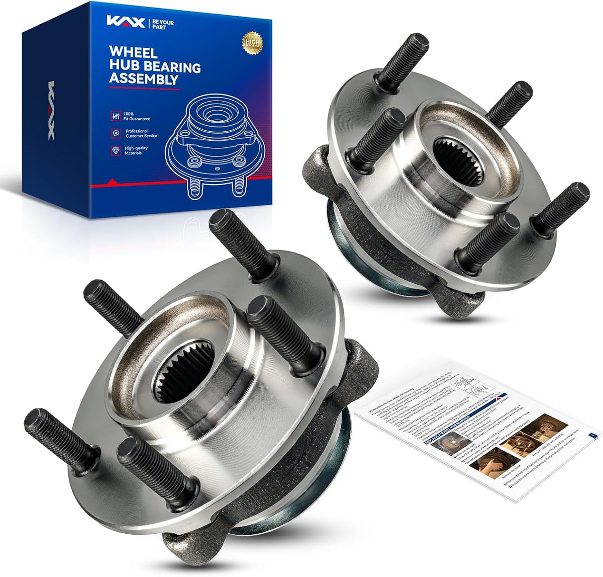 KAX 513336 Front Wheel Bearing hub Assembly fit for Nissan Juke 2011-2017