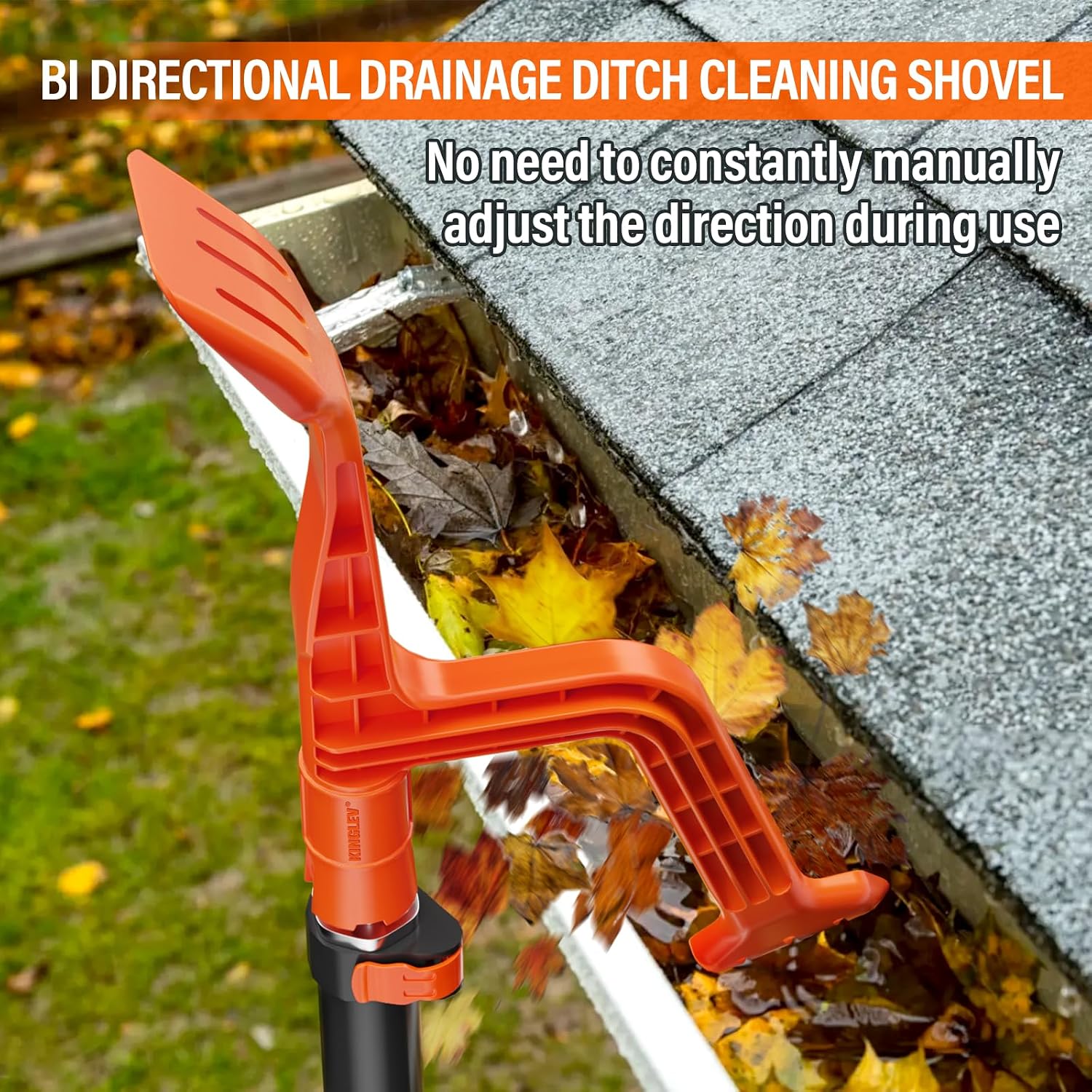 Gutter Cleaning Tools by KINGLEV (Without Pole)