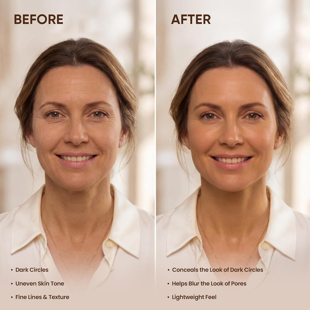 Glow Foundation for Mature Skin - Cushion Foundation - Warm