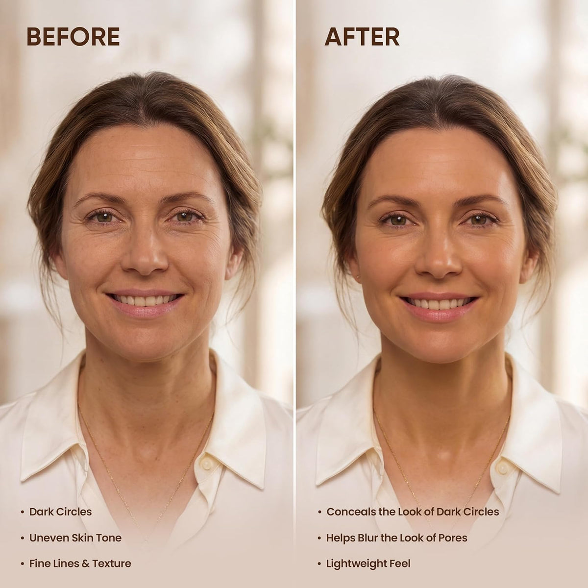 Glow Foundation for Mature Skin - Cushion Foundation - Warm