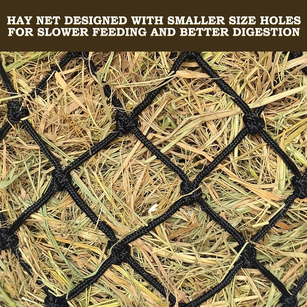 Hay Net for Horses,Slow Feed Hay Bag for Horses Goat Sheep