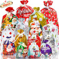 30 Pcs Christmas Gift Bags, 4 Assorted Sizes Small Medium Large
