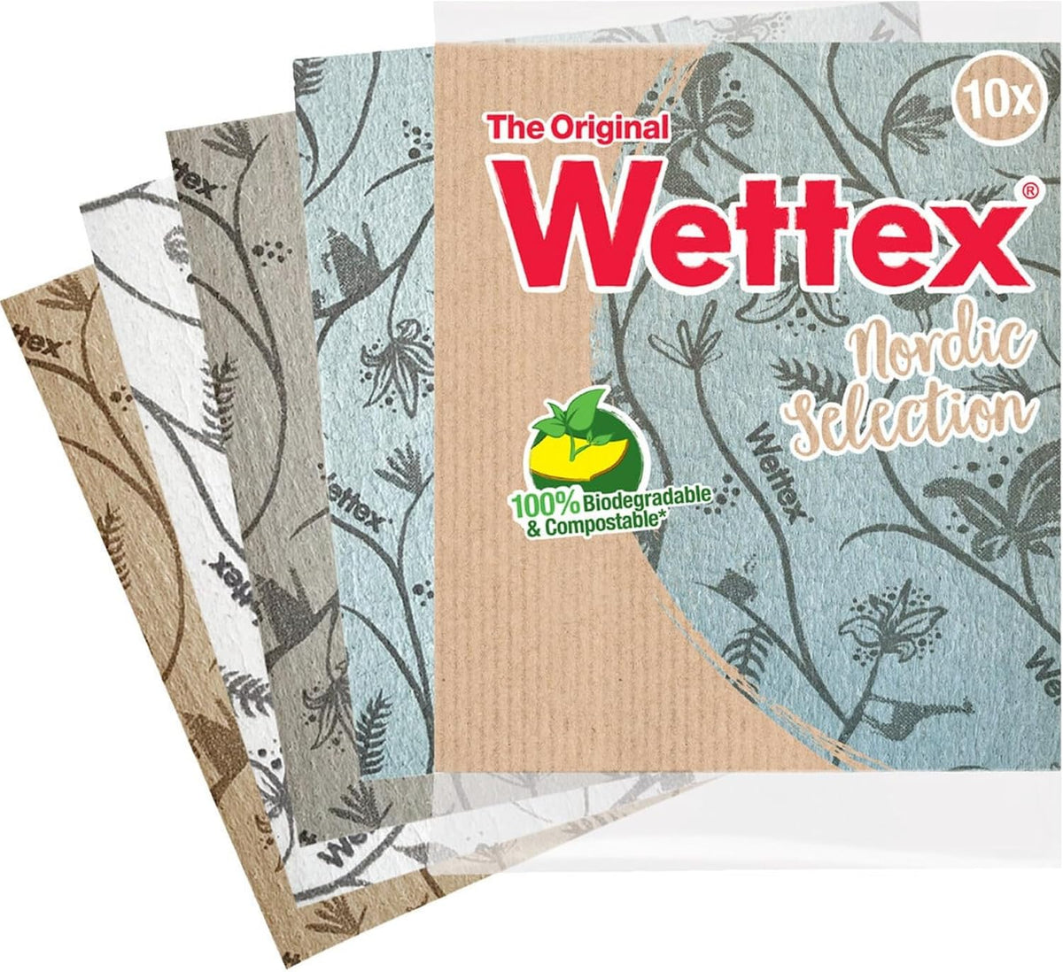 The Original 10-Pack Swedish Superabsorbent Dishcloth - Durable - Modern Limited Edition