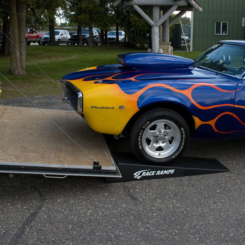 Foam Trailer Loading Ramps for Low-Profile Cars, 7 in H, Pair