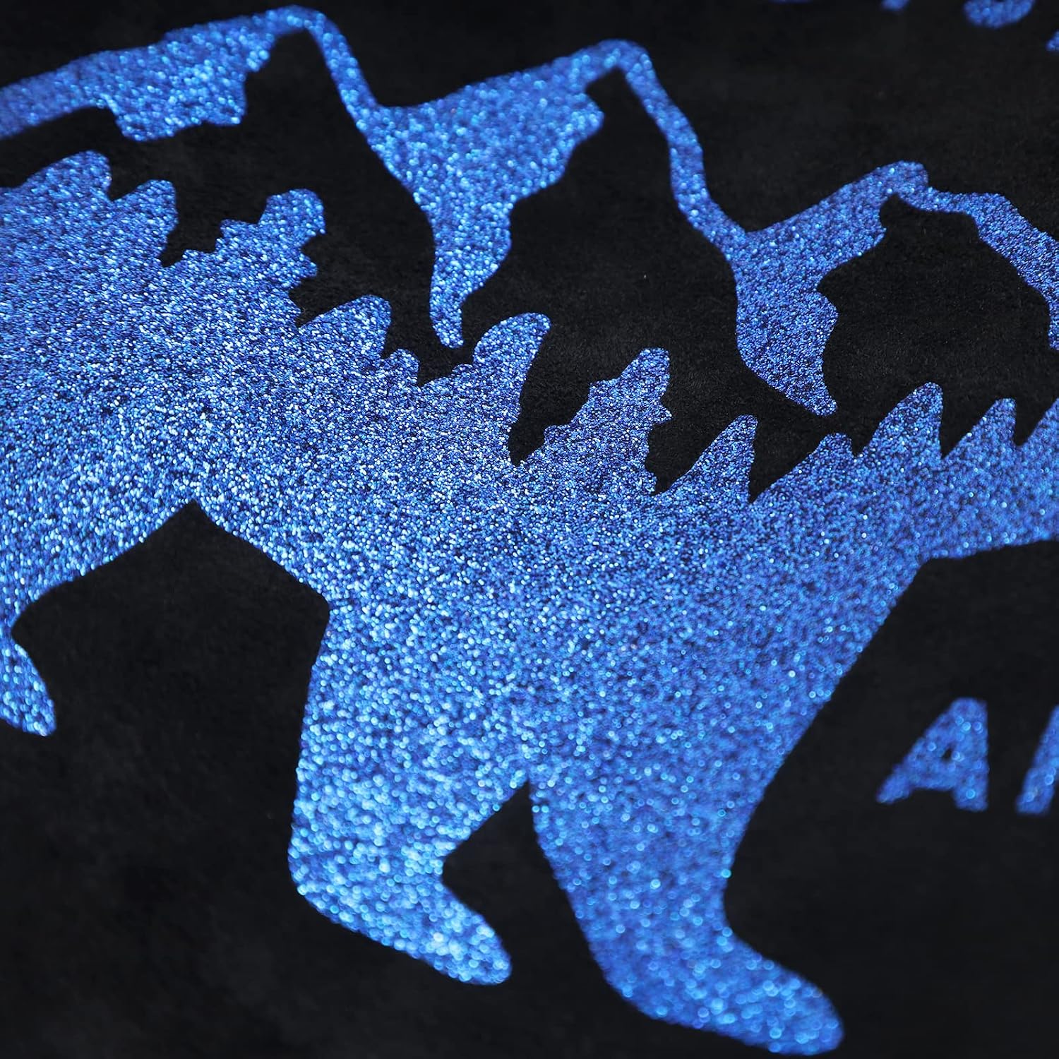 Heat Transfer Vinyl Roll - Glitter HTV Vinyl Adhesive Blue Iron on Vinyl for T Shirt (Blue Glitter, 12inch x 5feet)