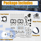2.5 Engine Timing Belt Kit Water Pump Head Gasket Set w/Bolts