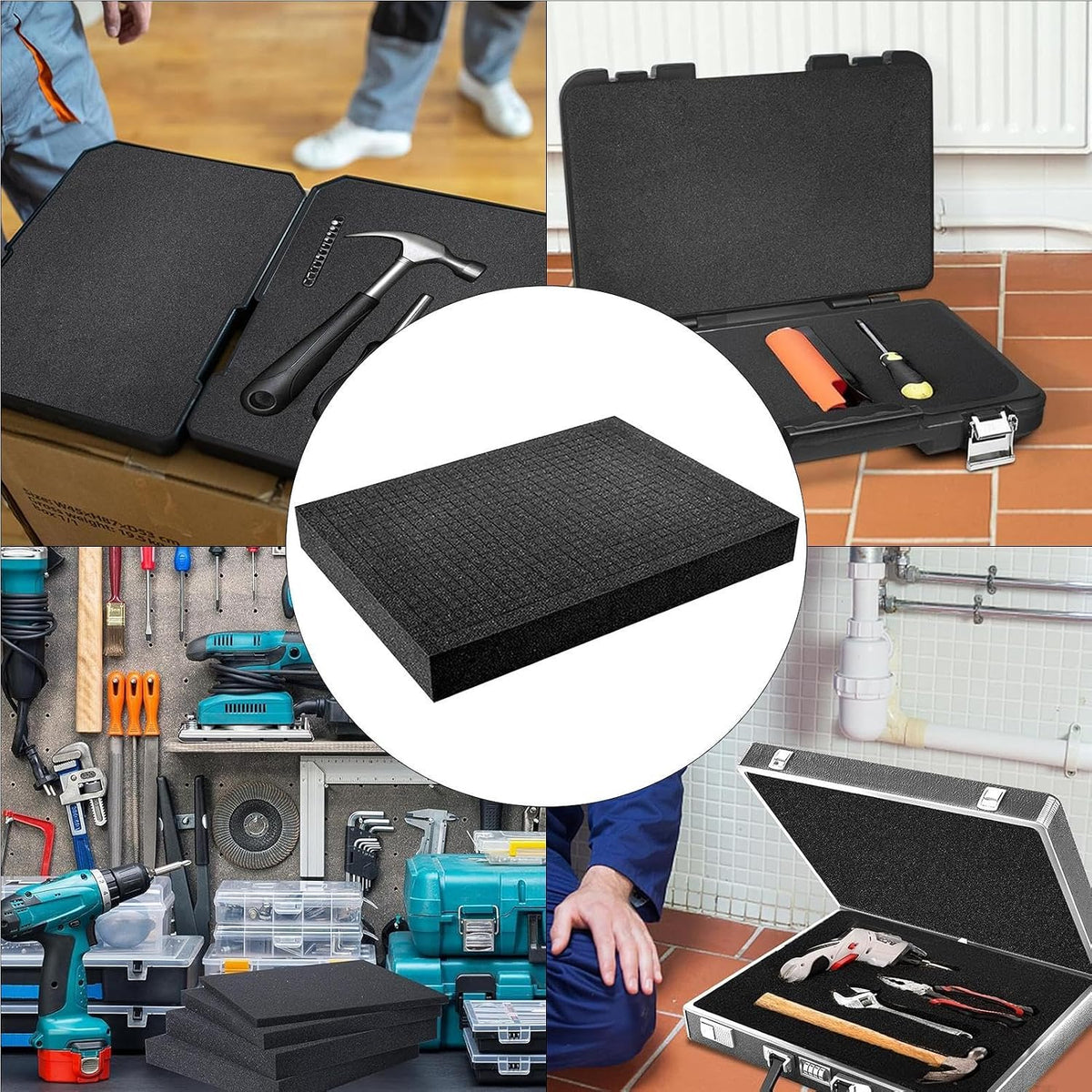 Foam Insert Sheet - PU Cuttable Foam Pads | Pick And Pluck Foam | Pick Apart Foam Insert | High Density Foam Insert