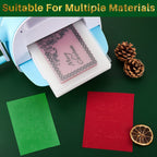 10 Pcs Christmas Embossing Folders Snowflake Deer Tree Stencils