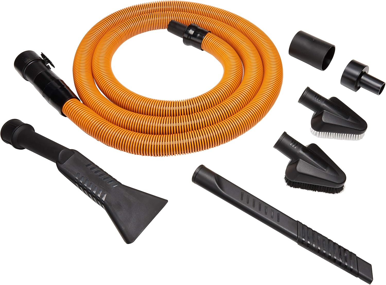 VT2534 7-Piece Auto Detailing Vacuum Hose Accessory Kit for 1 1/4 Inch RIDGID Vacuums,Black