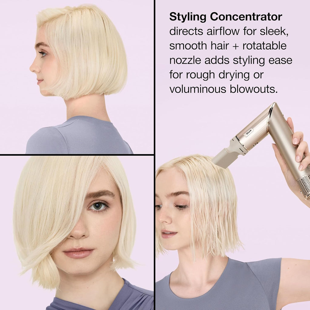 FlexStyle | Air Multi-Styler & Drying System | Hair Dryer Brush for Blowouts with Coanda Auto- Wrap Curlers, Oval &
