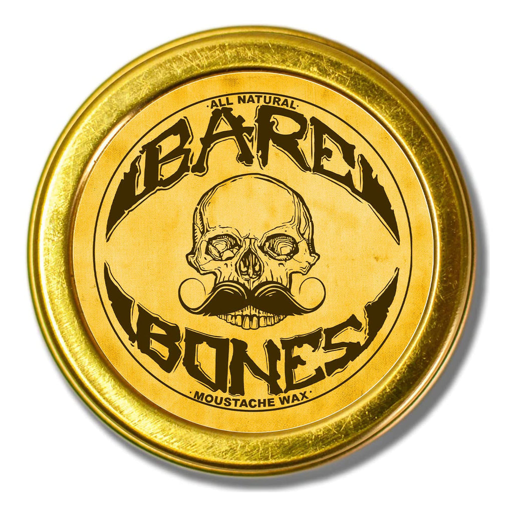 Mustache Wax Bare Bones for Men Medium Hold Grooming 1oz Death Grip