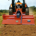 49" 3-Point Rotary Tiller Attachment for Category 1 Tractors | Compatible with 20-30HP tractors, 28 L-Shaped