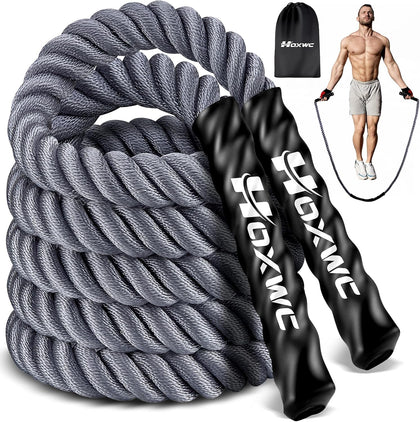 Jump Rope, Weighted Jump Rope for Fitness, Heavy Skipping Ropes for Men Women, Home Gym Workout Equipment Set