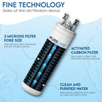 Replacement for WF3CB Refrigerator Water Filter, Compatible with Pure Source 3 Water Filter (3 Pack)