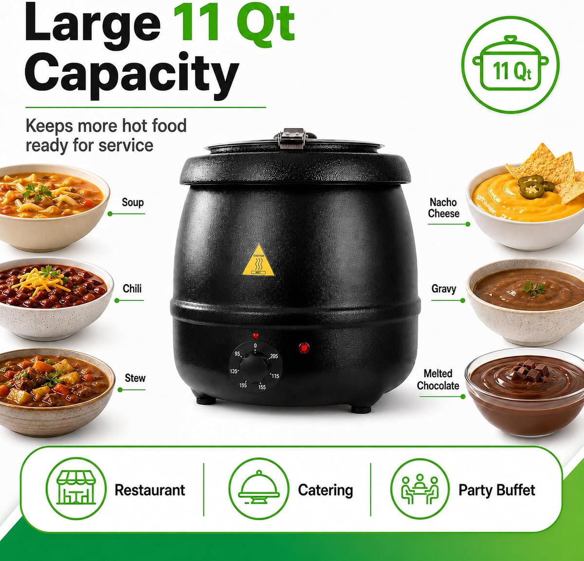 11 Quart Commercial Soup Kettle Warmer