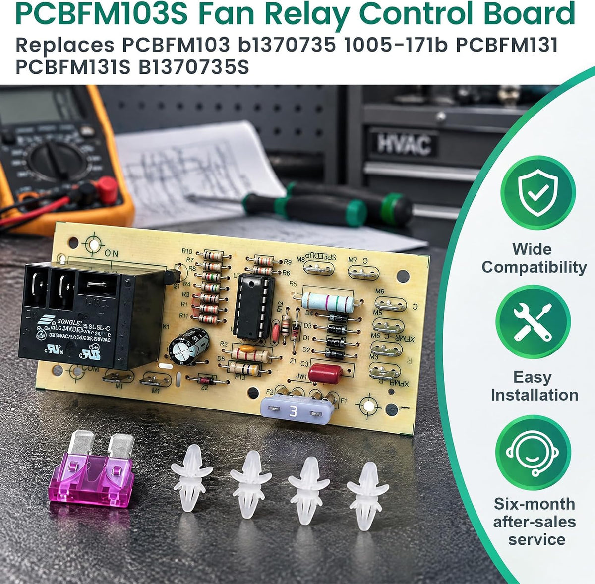 PCBFM103S for Goodman Fan Relay Control Board PCBFM103 b1370735 1005-171b