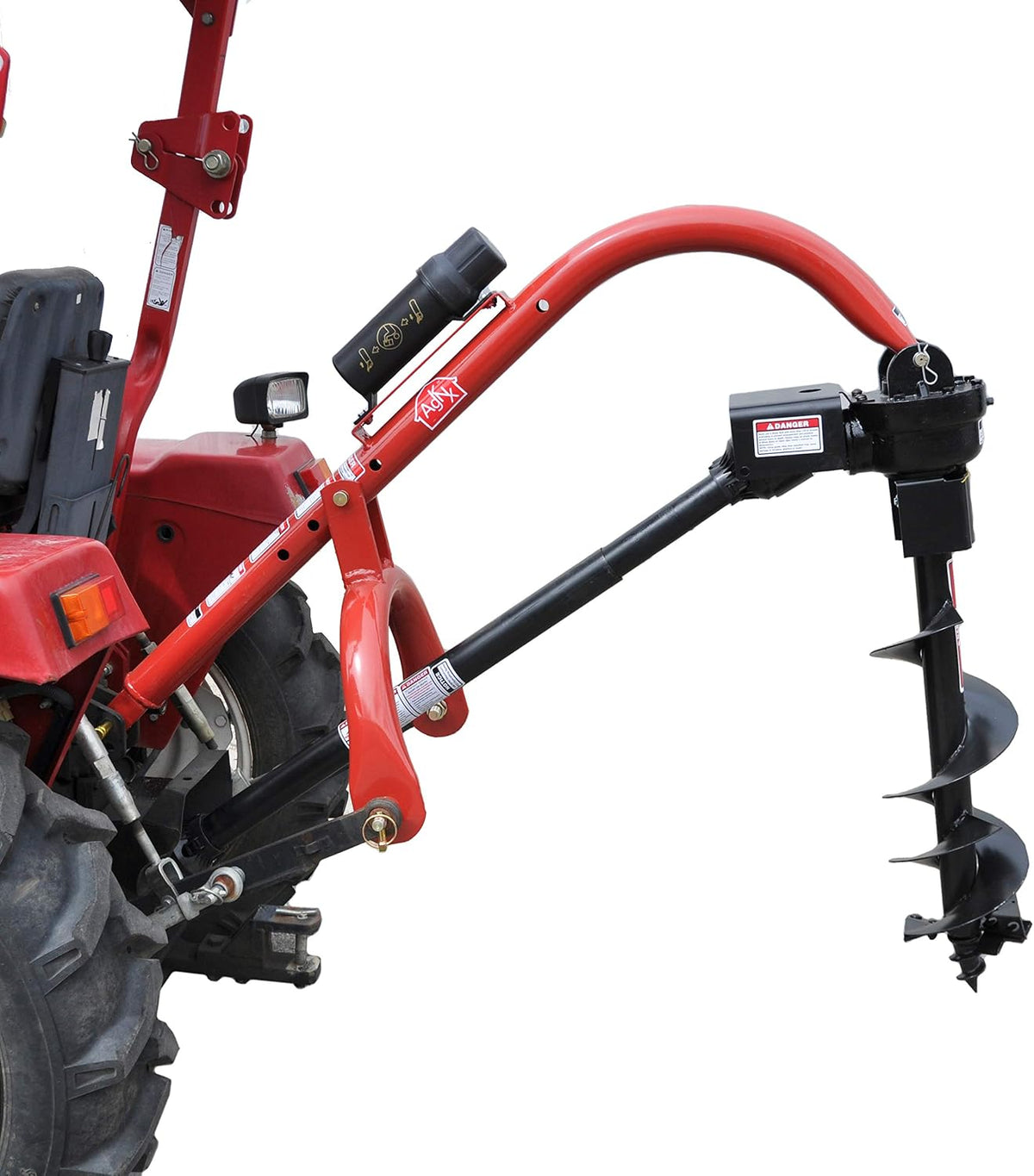 model 400 3-Point Tractor Post Hole Digger for Compact/Sub-Compact/Cat 0 Tractors (12" Auger)