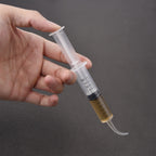 8 Pcs Syringe Dental Irrigation Syringe with Curved Tip