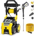 Pressure Washer K2300PS, CETA Certified, 4 Spray Nozzles, Detergent Tank, Hose Reel, for Cars, Driveways, Siding